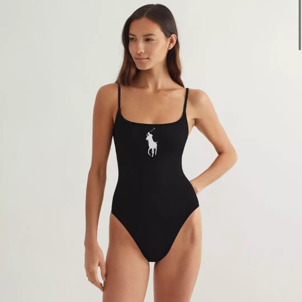 Ralph Lauren Black One-Piece Swimsuit